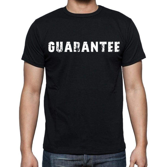 Guarantee Mens Short Sleeve Round Neck T-Shirt Black T-Shirt En