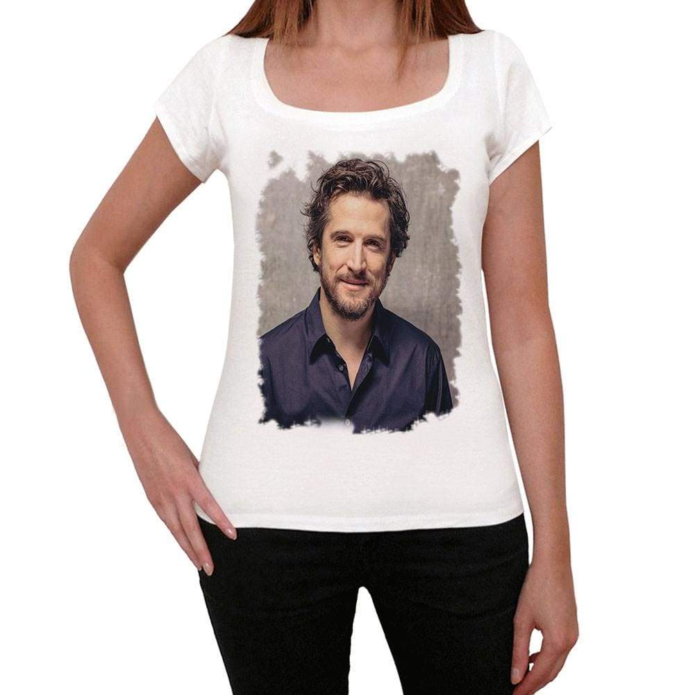 Guillaume Canet Womens T-Shirt White Birthday Gift 00514 - White / Xs - Casual