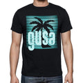 gusa, beach holidays in gusa, beach t shirts, Men's Short Sleeve Round Neck T-shirt 00028