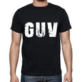 guv men t shirts,Short Sleeve,t shirts men,tee shirts for men,cotton,black , 3 letters