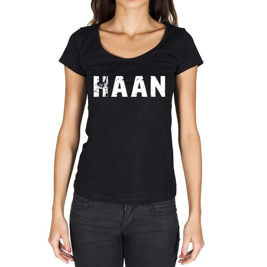haan, German Cities Black, <span>Women's</span> <span>Short Sleeve</span> <span>Round Neck</span> T-shirt 00002 - ULTRABASIC