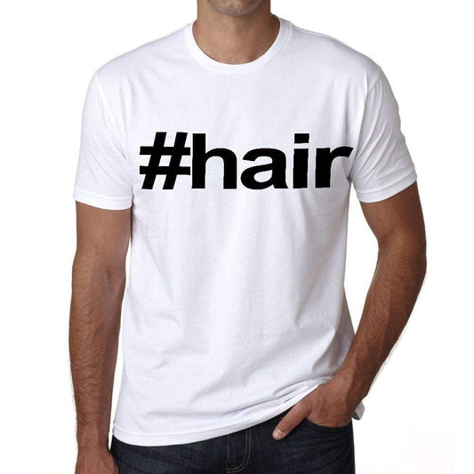 Hair Hashtag Mens Short Sleeve Round Neck T-Shirt 00076
