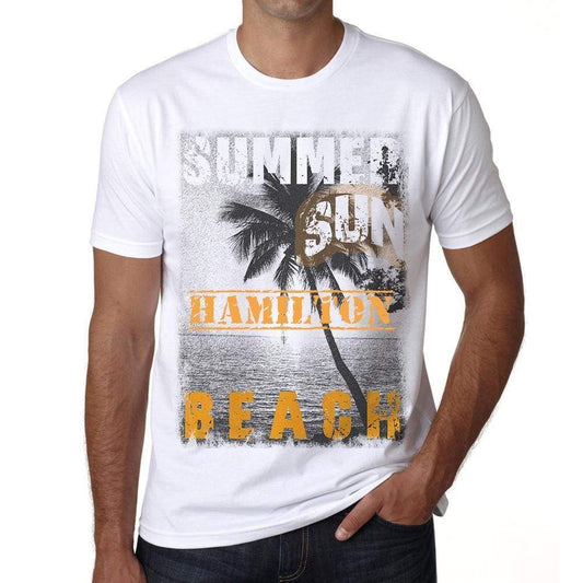 Hamilton Mens Short Sleeve Round Neck T-Shirt - Casual