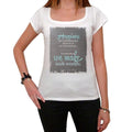 Happiness is not something 2, White Women's T-shirt, 100% cotton 00168