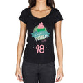 Happy Bday to Me 18 Women's T-shirt Black Birthday Gift 00467