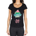 Happy Bday to Me 81 Women's T-shirt Black Birthday Gift 00467