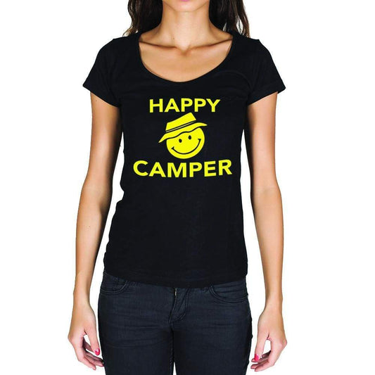 Happy Camper T-Shirt For Women T Shirt Gift - T-Shirt
