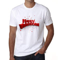 Happy Valentines Men's tee, White, 100% Cotton 00156
