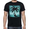hartigan, beach holidays in hartigan, beach t shirts, Men's Short Sleeve Round Neck T-shirt 00028