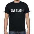 hasloh, Men's Short Sleeve Round Neck T-shirt 00003