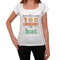hat, Women's Short Sleeve Round Neck T-shirt 00024