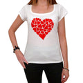 Hearts for Valentine's Day, Tshirt, White Women's T-shirt 00157