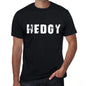 Hedgy Mens Retro T Shirt Black Birthday Gift 00553 - Black / Xs - Casual