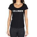 hellingen, German Cities Black, Women's Short Sleeve Round Neck T-shirt 00002