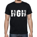 hgh men t shirts,Short Sleeve,t shirts men,tee shirts for men,cotton,black , 3 letters