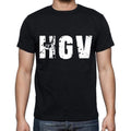 hgv men t shirts,Short Sleeve,t shirts men,tee shirts for men,cotton,black , 3 letters