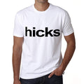 Hicks Men's Short Sleeve Round Neck T-shirt 00052