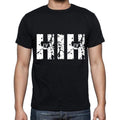 hih men t shirts,Short Sleeve,t shirts men,tee shirts for men,cotton,black , 3 letters