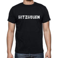 hitzhusen, Herren Kurzarm-Rundhals-T-Shirt 00003