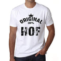 hof, 100% German city white, Men's Short Sleeve Round Neck T-shirt 00001