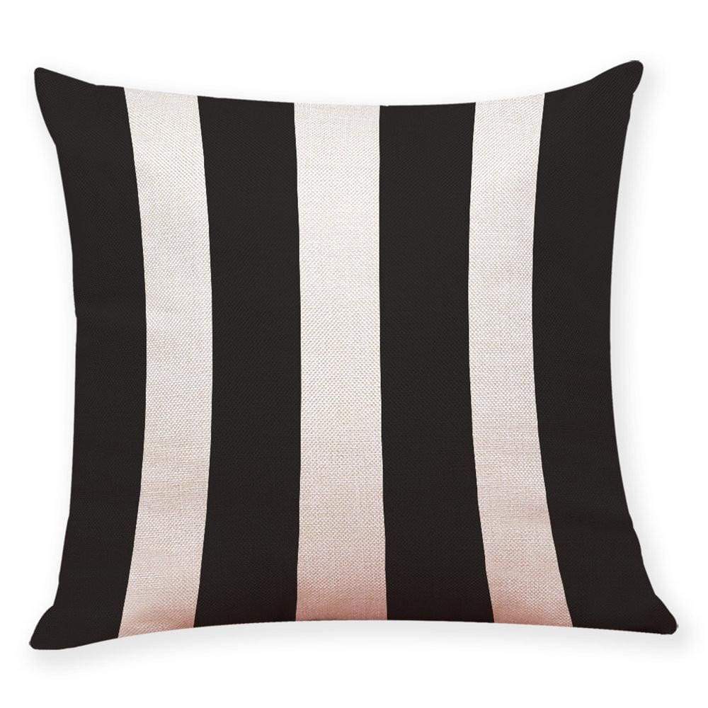 Home Decor Cushion Cover Black And White Geometry Throw Pillowcase Pillow Covers - Ultrabasic