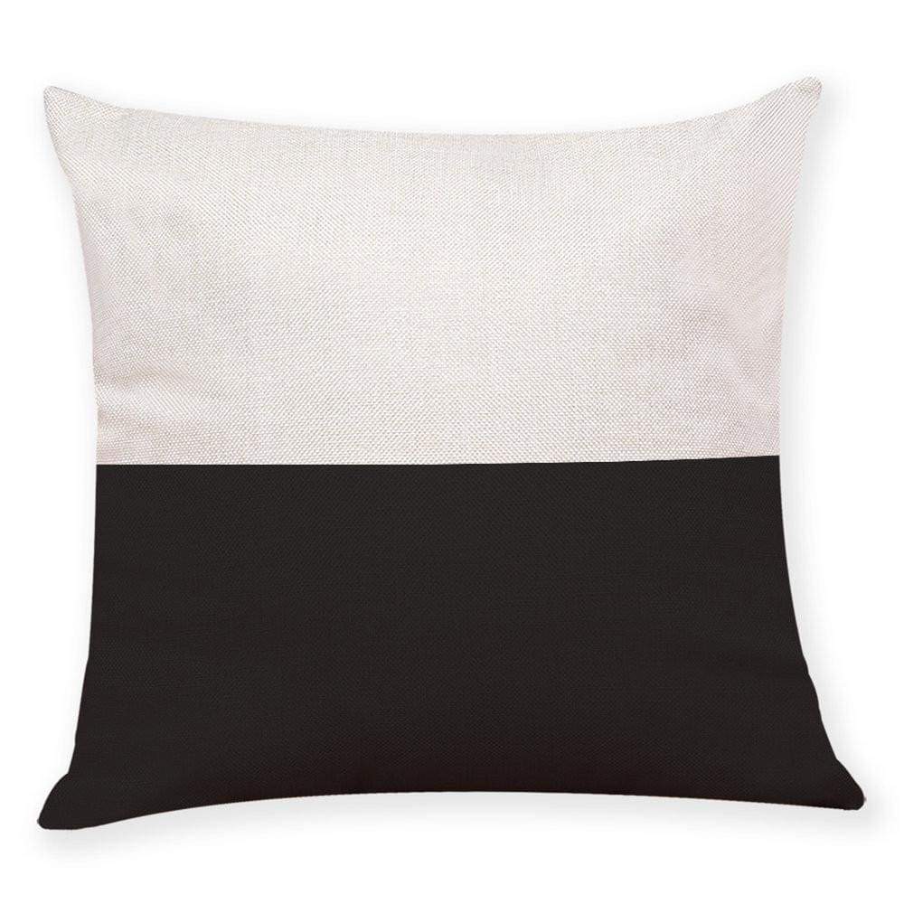 Home Decor Cushion Cover Black And White Geometry Throw Pillowcase Pillow Covers - Ultrabasic
