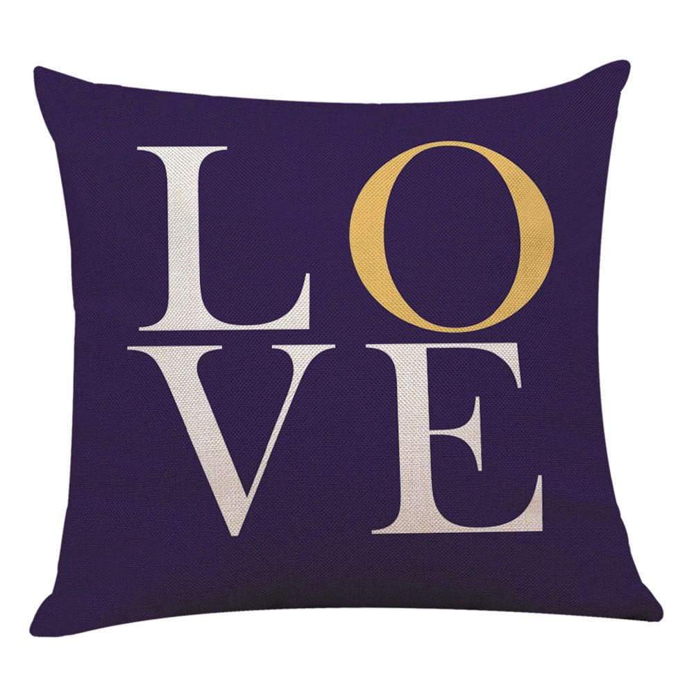 Home Decor Cushion Cover Love Geometry Throw Pillowcase Pillow Covers NEW - Ultrabasic