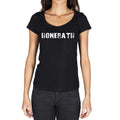 honerath, German Cities Black, Women's Short Sleeve Round Neck T-shirt 00002