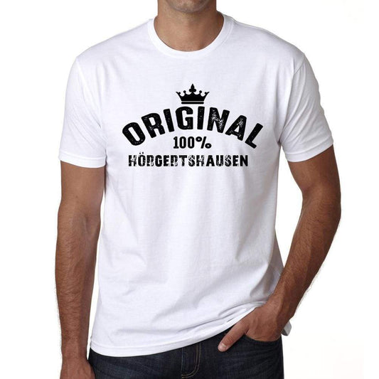 Hörgertshausen 100% German City White Mens Short Sleeve Round Neck T-Shirt 00001 - Casual