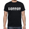 horror Men's Short Sleeve Round Neck T-shirt , Black T-shirt EN
