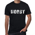 horsy Men's Retro T shirt Black Birthday Gift 00553