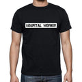 Hospital Worker t shirt, mens t-shirt, occupation, S Size, Black, Cotton