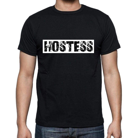 Hostess T Shirt Mens T-Shirt Occupation S Size Black Cotton - T-Shirt
