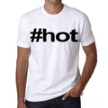 hot Hashtag Men's Short Sleeve Round Neck T-shirt 00076