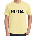 hotel Men's Short Sleeve Round Neck T-shirt 00043