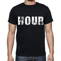 hour Men's Short Sleeve Round Neck T-shirt , Black T-shirt EN