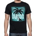 hugon, beach holidays in hugon, beach t shirts, Men's Short Sleeve Round Neck T-shirt 00028