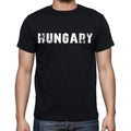 hungary Men's T-Shirt Short Sleeve Round Neck Black t shirt for men
