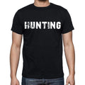 hunting Men's Short Sleeve Round Neck T-shirt , Black T-shirt EN