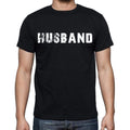 husband Men's Short Sleeve Round Neck T-shirt , Black T-shirt EN