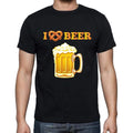 I Love Beer 2, Oktoberfest T-shirt, Men's Black T-shirt,100% cotton 00202
