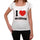I Love Drilling Womens Short Sleeve Round Neck T-Shirt 00037 - Casual