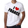 I Love France Mens Short Sleeve Round Neck T-Shirt 00170