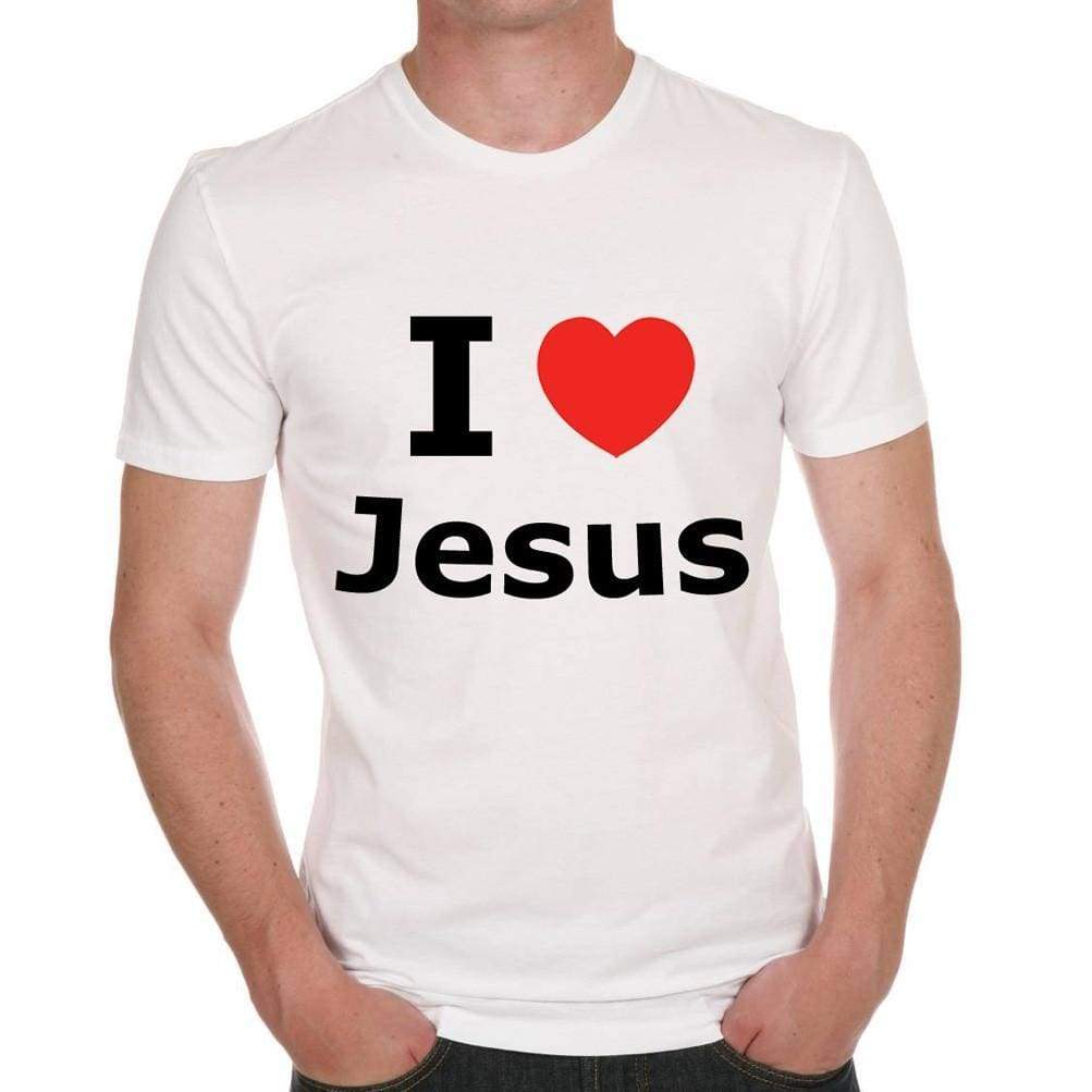 I Love Jesus Men T-Shirt For Mens Short Sleeve Cotton Tshirt Men T Shirt 00034 - T-Shirt
