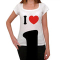 I love l, Women's Short Sleeve Round Neck T-shirt 00037