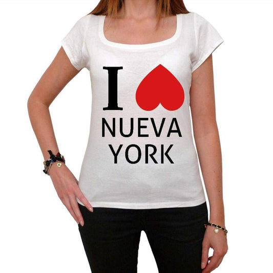 I Love Nueva York Nyc Gift Girl Womens T-Shirt Picture Celebrity 00038