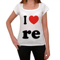 I love re, Women's Short Sleeve Round Neck T-shirt 00037