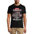 ULTRABASIC Men's Graphic T-Shirt I Don't Snore I Dream I'm Motorcycle - Funny Biker Tee Shirt