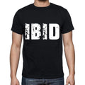 ibid Men's Short Sleeve Round Neck T-shirt , 4 letters Black