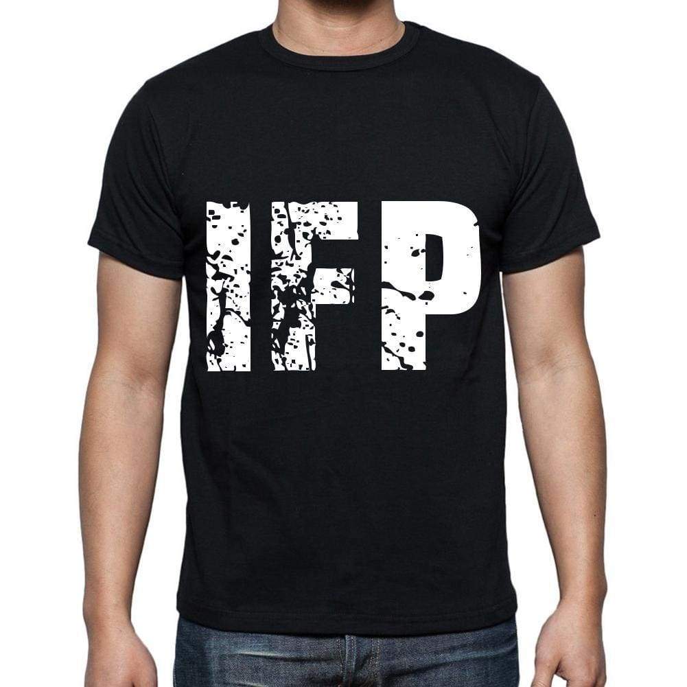 Ifp Men T Shirts Short Sleeve T Shirts Men Tee Shirts For Men Cotton Black 3 Letters - Casual